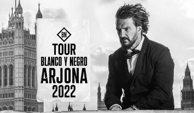 Ricardo Arjona ofrecerá un concierto en septiembre de 2022. Foto: Joinnus