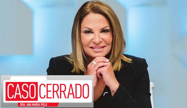Ana María Polo, conductora del programa "Caso Cerrado" en Telemundo. Foto: Telemundo