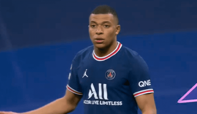 Kylian Mbappé anotó un gol que fue anulado. Foto: ESPN