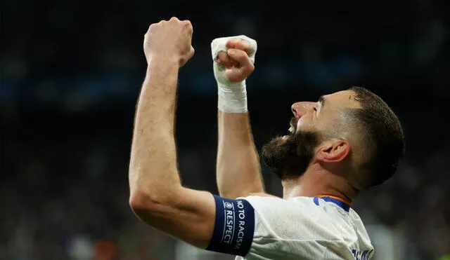 Karim Benzema fue la figura del Real Madrid ante el PSG. Foto: EFE