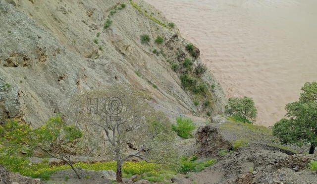 Camioneta cayó al río Marañón. Foto: Hco TV