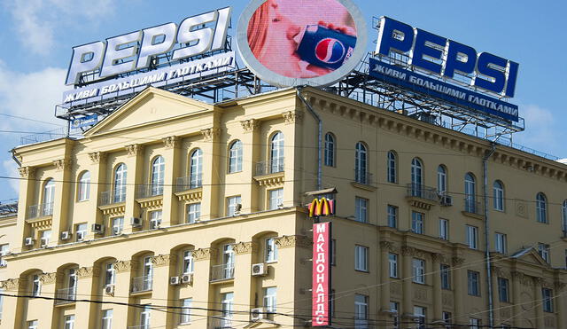 Desde McDonald’s hasta Pepsi han tomado la misma medida contra Rusia. Foto: AFP