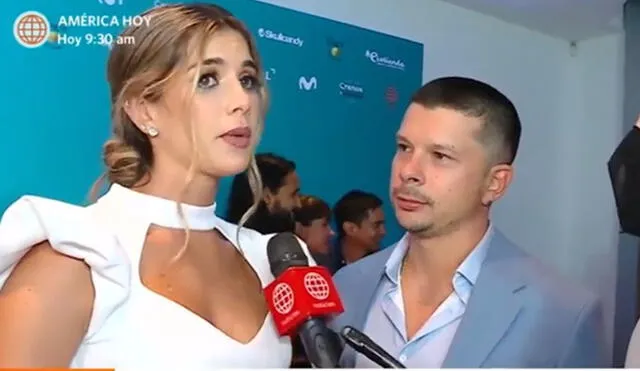 Korina Rivadeneira habló sobre su embarazo. Foto: captura América TV