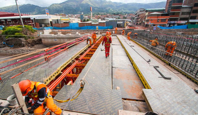 Actualmente se ejecutan trabajos de encofrado. Foto: Copesco