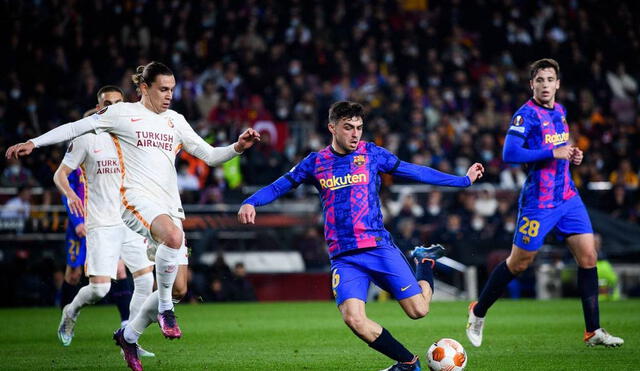 Barcelona y Galatasaray se enfrentan por la ida en el Camp Nou. Foto: Prensa Barcelona