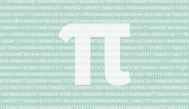 Pi es uno de los números más empleados en campos como la física, la astronomía y la ingeniería. Foto: Nasa
