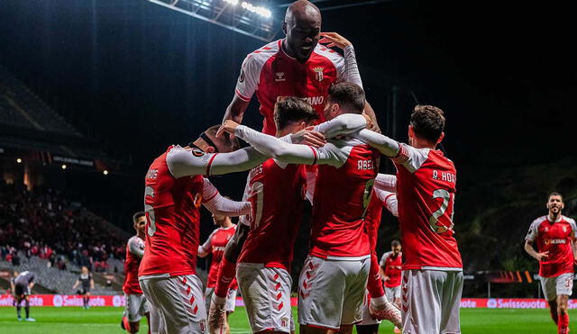 Braga marcha en la cuarta posición de la liga portuguesa. Foto: Twitter @SCBragaOficial