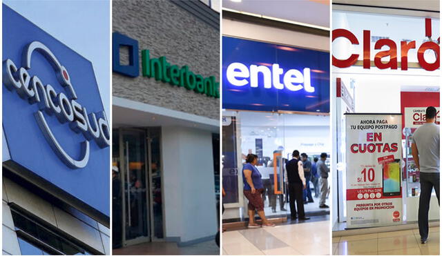 Cencosud e Interbank lideran la lista de las empresas que recibieron mayores sanciones desde el 2020. Foto: Composición LR