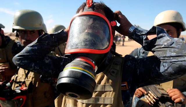 Las armas químicas son consideradas por la ONU como de destrucción masiva. Foto: AFP