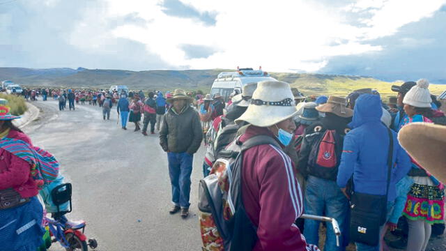 No aceptan. Urinsaya continuará con su protesta. Foto: La República