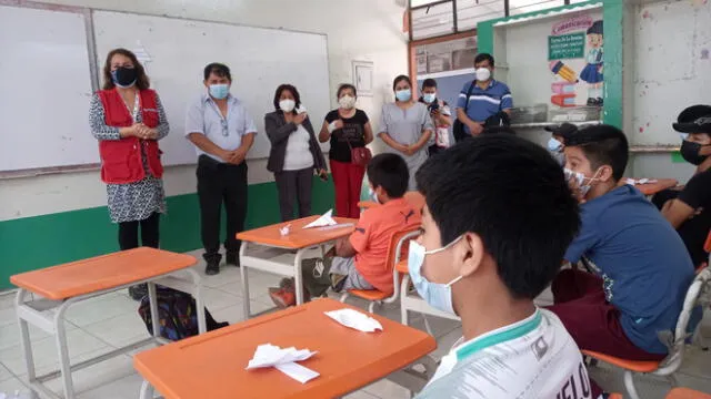 Después de dos años de encierro a causa de la pandemia, alumnos se reencontrarán con sus maestros y compañeros. Foto: UGEL 06