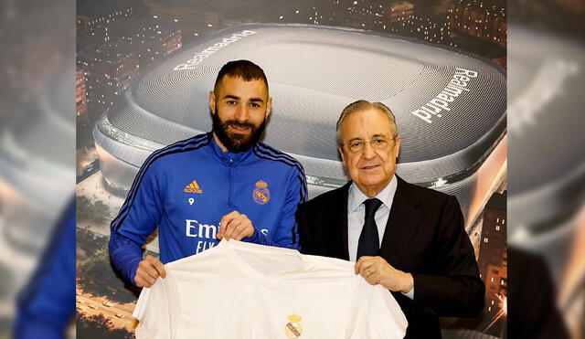 Karim Benzema llegó al Real Madrid procedente del Lyon. Foto: Twitter Real Madrid
