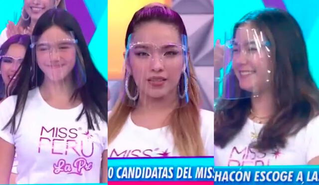Las jóvenes siguen destacando en el concurso Miss Perú La Pre. Foto: captura/América TV