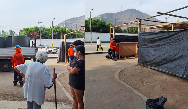 El párroco también denunció que en la Comisaria de Caja de Agua no quisieron recibirle la denuncia por usurpación de la propiedad privada. Foto: Composició LR / Parroquia San Cristóbal.