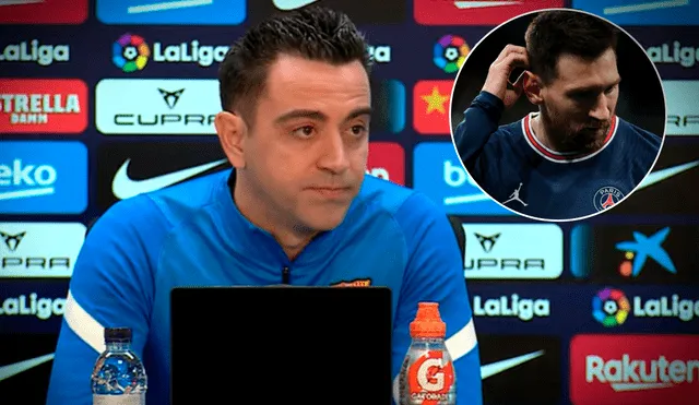 Xavi Hernández también habló sobre el duelo entre FC Barcelona y Osasuna. Foto: Twitter FC Barcelona/ EFE