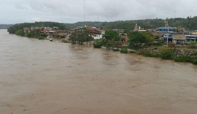 Tras indicar el aumento del caudal del río Huallaga, este fue ubicado en el umbral hidrológico naranja. Foto: difusión