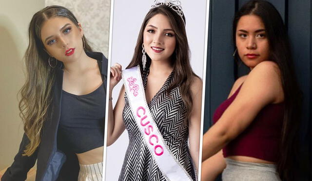 Excandidatas del Miss Perú La Pre 2022 cuestionan resultados. Foto: composición/ Instagram