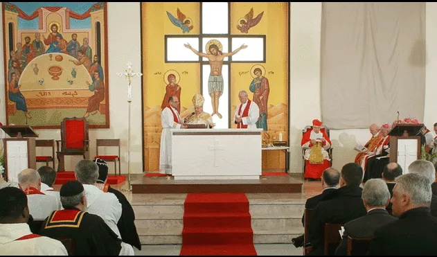 La Iglesia Católica de España celebra el santoral de San Marcos evangelista. Foto: AFP