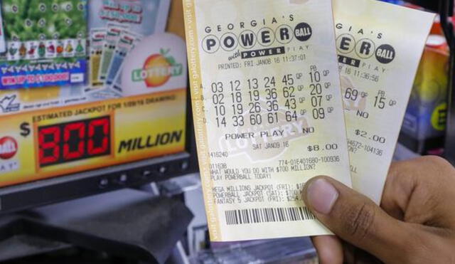 Resultados de la Lotería PowerBall, números ganadores del sorteo de este sábado 12 de marzo. Foto: EPA.