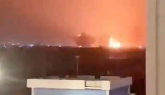Reportan bombardeo al norte de Irak. Foto: captura video/Twitter