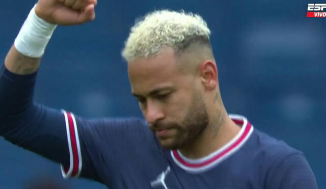 Neymar amplió la ventaja para el PSG en el Parque de los Príncipes. Foto: captura/ESPN