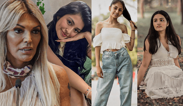 Zoe Deyanan, Luciana Maldonado, Dayanna Jireh y Evelyn Navarrete son excandidatas del Miss Perú La Pre 2022 que también criticaron a la organización. Foto: Composición / Instagram