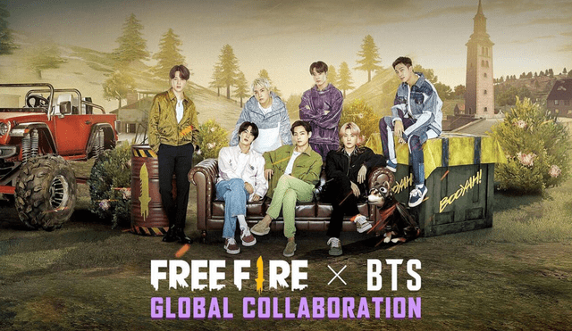 BTS y Free Fire anunciaron una colaboración especial para el mes de marzo. Video: Garena Free Fire
