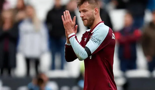 Andriy Yarmolenko agradeció el apoyo de sus compañeros y los aficionados del West Ham. Foto: AFP