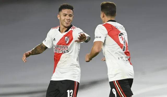 River Plata gana a Gimnasia por la Copa de la Liga Profesional 2022 en el Estadio Monumental de Núñez. Foto: @RiverPlate