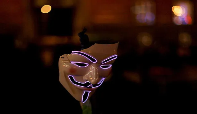 Anonymous ha realizado varios ciberataques contra Rusia por la invasión a Ucrania. Foto: AFP
