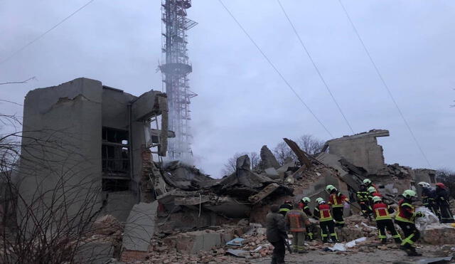 El suceso se produjo en la región de Rivne (Ucrania). Foto: @6w_es/Twitter