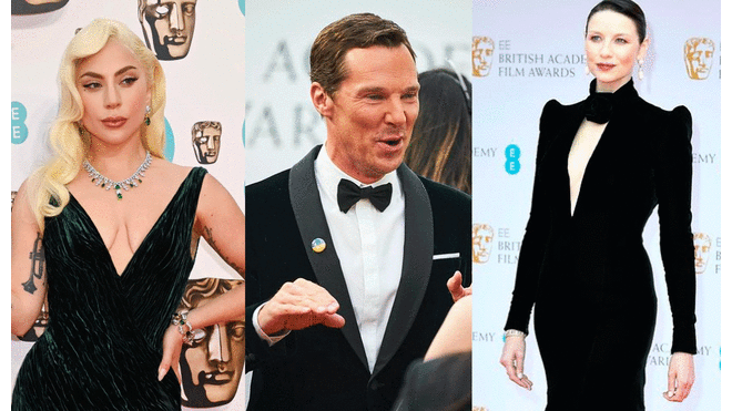 Premios Bafta 2022: Reconocidas estrellas del cine sorprendieron con sus elegantes atuendos en la alfombra roja del evento. Foto: composición Instagram