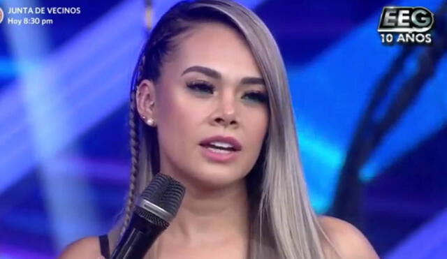 Jossmery Toledo agradeció la oportunidad e estar en EEG. Foto: captura de América TV