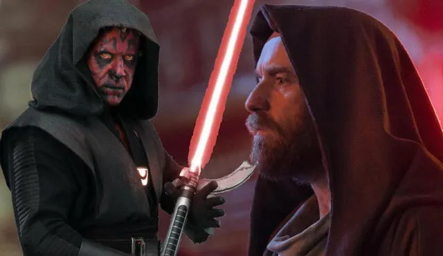 Darth Maul iba a estar en "Obi-Wan Kenobi", pero fue eliminado en una revisión de guion luego de que la producción se puso en pausa. Foto: Disney+
