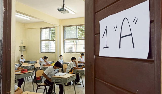 En el aula. El distanciamiento obliga a reducir los aforos. Foto: difusión