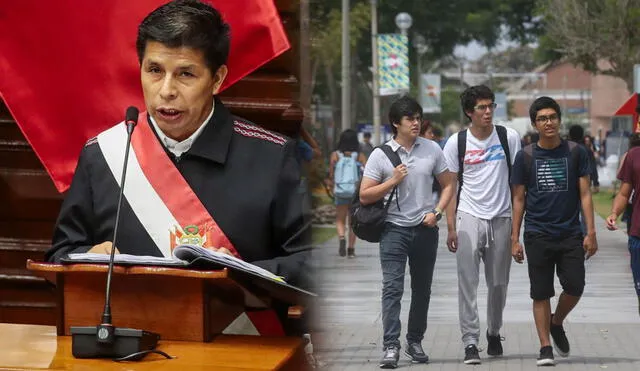 El presidente hizo una serie de anuncios en torno a la educación en el país. Foto: composición La República