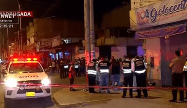Mujer fue asesinada en Lurín por desconocidos. Foto: Panamericana TV