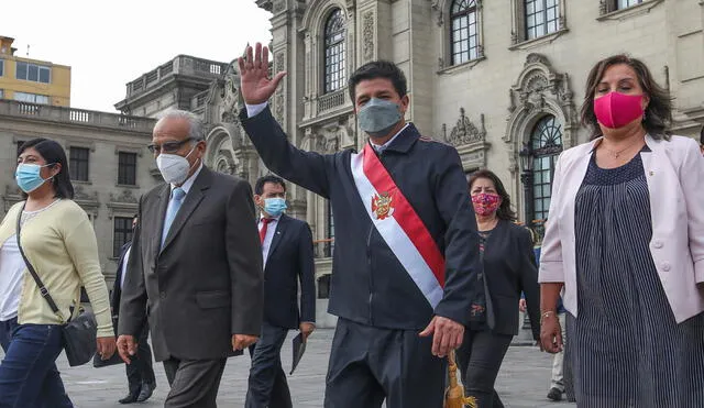 Anuncio. Castillo se presentó ante el Pleno del Congreso el último martes. Foto: Presidencia