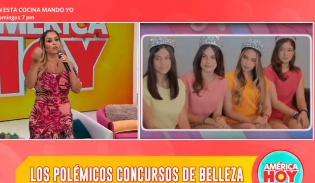 Ethel Pozo dejó en claro que los concursos de belleza son un mal para la sociedad. Foto: captura/América TV