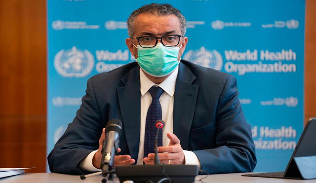El director general de la Organización Mundial de la Salud (OMS), Tedros Adhanom Ghebreyesus, se refirió a la situación de la pandemia de COVID-19 en la actualidad. Foto: archivo / Europa Press