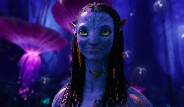 Zoe Saldaña vio 20 minutos de "Avatar 2" y su reacción la llevó al llanto. Foto: 20th Century Studios