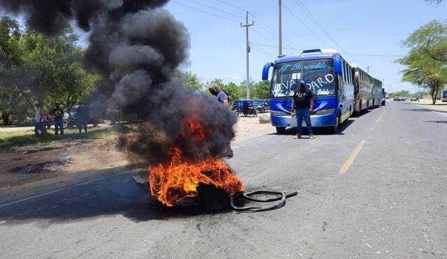 Transportistas piden intervención de las autoridades regionales y locales. Foto: La Voz de Piura