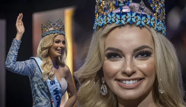 La Miss Mundo 2021, Karolina Bielawska, tiene 23 años y lleva una maestría en administración. Foto: AFP