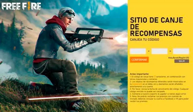 Free Fire: códigos de canje del 19 de marzo de 2022 para adquirir