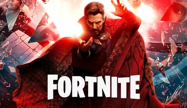 Se espera que la aparición de Doctor Strange en Fortnite suceda en mayo, cunado se estrene la nueva película de Marvel. Foto: "Doctor Strange in the multiverse of madness"/composición La República