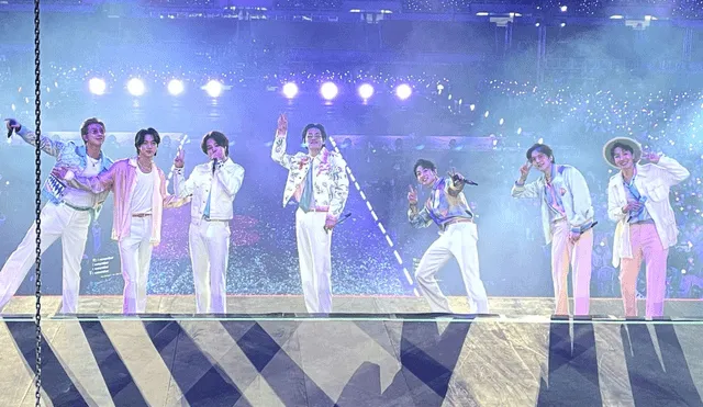 BTS se presentó en el Estadio Olímpico de Seúl con "Permission to dance on stage", serie de conciertos presenciales en Corea del Sur. Foto: BIGHIT