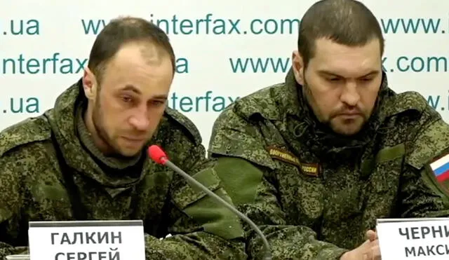 Militares rusos piden perdón en televisión nacional de Ucrania. Foto: New York Post