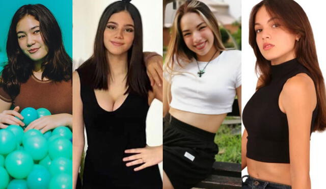 Las 4 adolescentes son ganadoras del certamen de belleza organizado por Jessica Newton. Foto: composición/Instagram