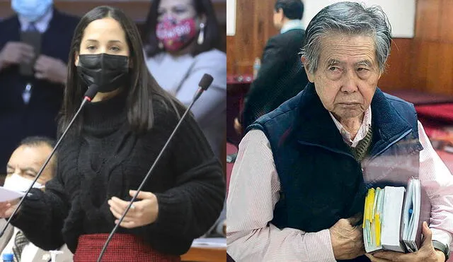 La congresista Sigrid Bazán se pronunció por decisión del TC, la cual liberará a Alberto Fujimori. Foto: Parlamento/EFE