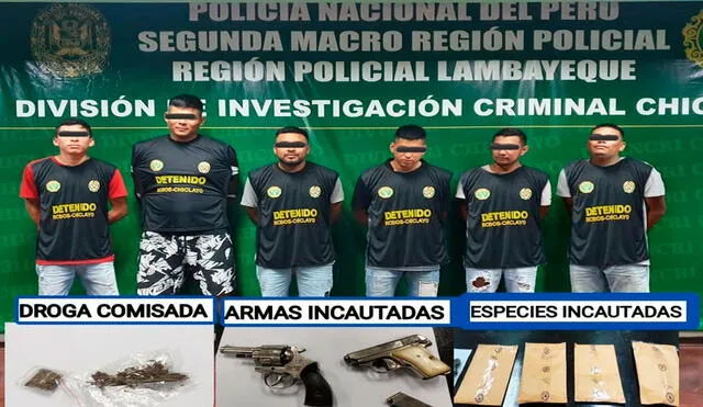 Individuos detenidos fueron llevados a la Divincri para las investigaciones. Foto: PNP